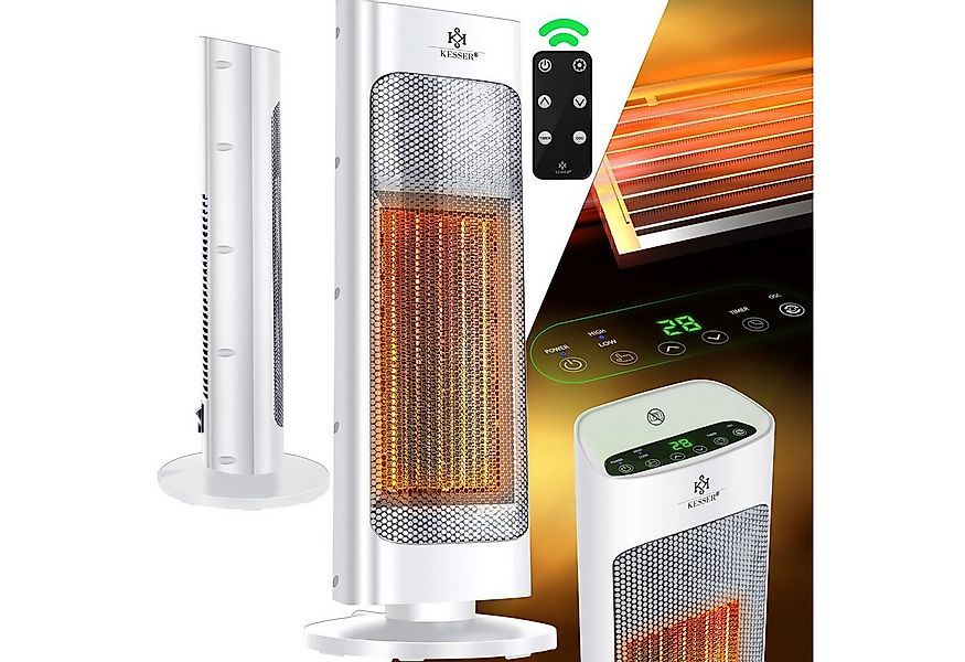 KESSER Heizlüfter, Heizlüfter mit Fernbedienung energiesparend leise 2000W günstig online kaufen