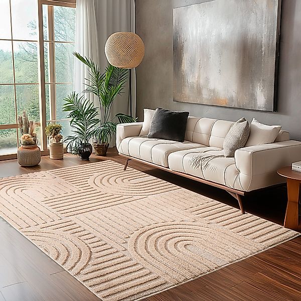Carpettex Designteppich Skandinavischer Boho, Rechteck, Höhe: günstig online kaufen
