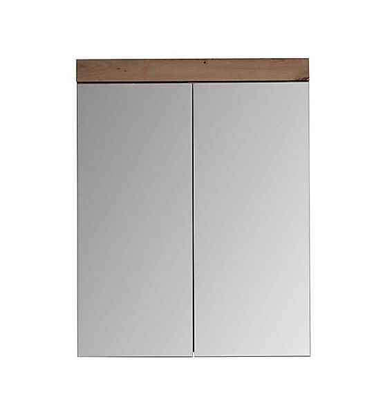 ebuy24 Badezimmerspiegelschrank AmandaMando Bad Spiegelschrank 2 Türen dunk günstig online kaufen