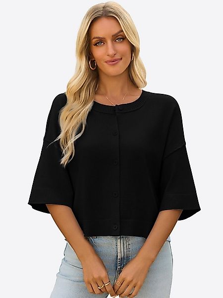 Imily Bela Strickjacke Damen Kurze Strickjacke (Packung, 1-tlg., 1per-Pack) günstig online kaufen