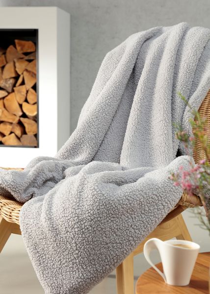 Biederlack Wohndecke "Teddy" besonders kuschelig und anschmiegsam günstig online kaufen