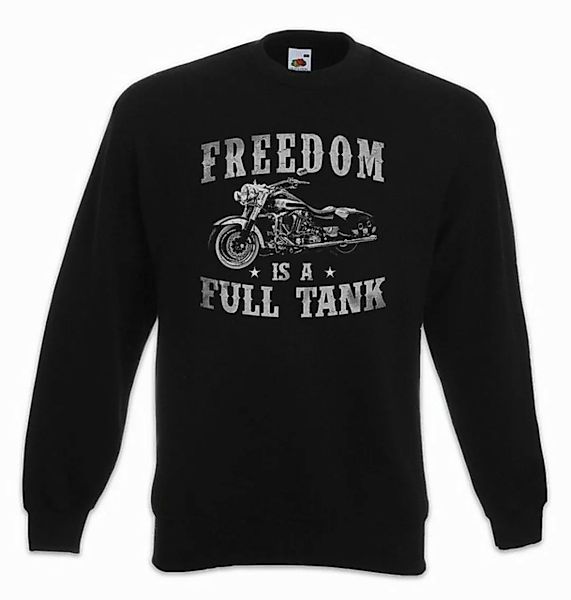 Urban Backwoods Sweatshirt Freedom Is A Full Tank Biker Sweatshirt Motorcyc günstig online kaufen