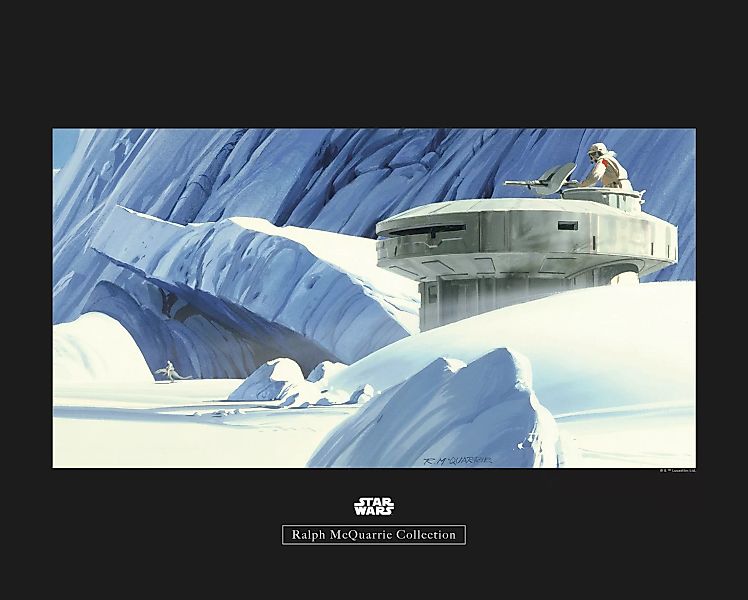 Komar Poster "Star Wars Classic RMQ Hoth Echo Base", Star Wars, (1 St.), Ki günstig online kaufen