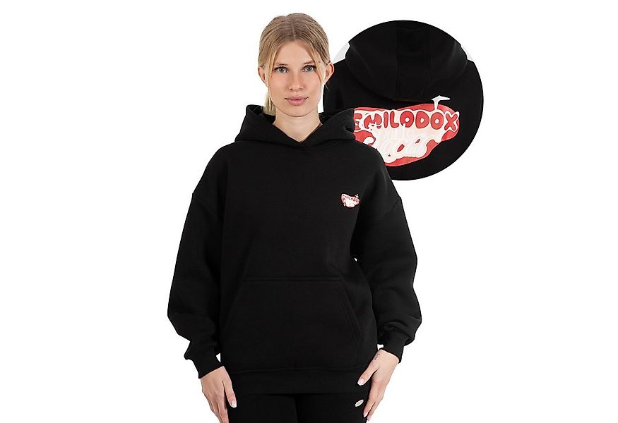 Smilodox Hoodie Riva, Kapuzenpullover Oversize Fit mit großer Kapuze und He günstig online kaufen