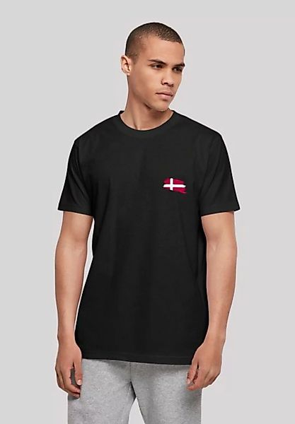 F4NT4STIC T-Shirt Dänemark Flagge Denmark Print günstig online kaufen