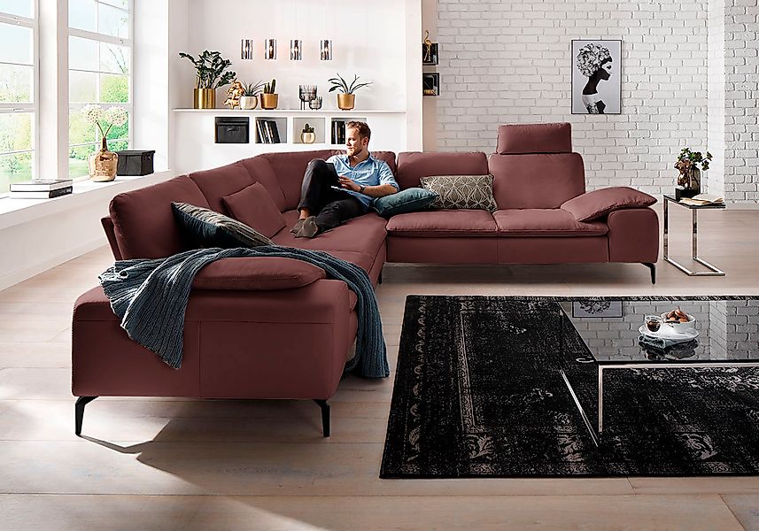 W.SCHILLIG Ecksofa »valentinoo, Designsofa, elegant und bequem, L-Form« mit günstig online kaufen