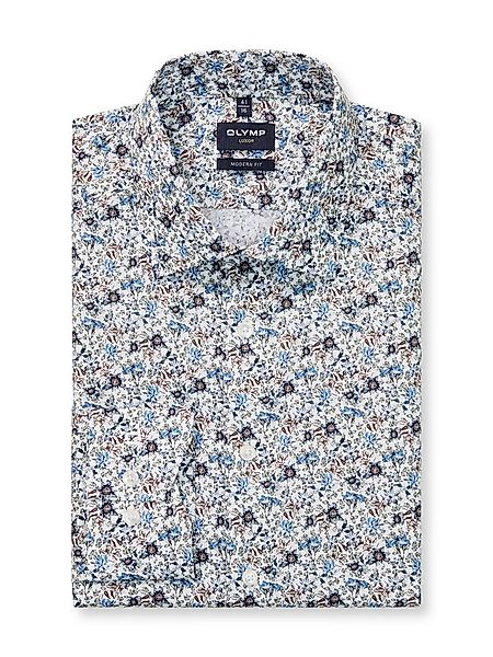 OLYMP Langarmhemd Luxor modern fit Modern Fit, Businesshemd, New-Kentkragen günstig online kaufen