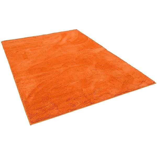 Pergamon Luxus Super Soft Hochflor Langflor Teppich Silky Orange 160x230cm günstig online kaufen