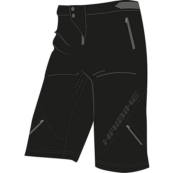 Haibike Fahrradhose Haibike Shorts Ryan Unisex Gr. XS schwarz günstig online kaufen