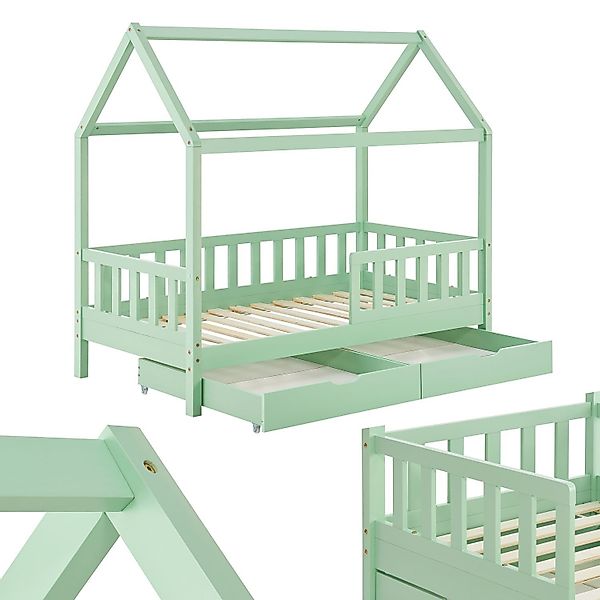 Juskys Kinderbett Marli, 90x200 cm, mit günstig online kaufen