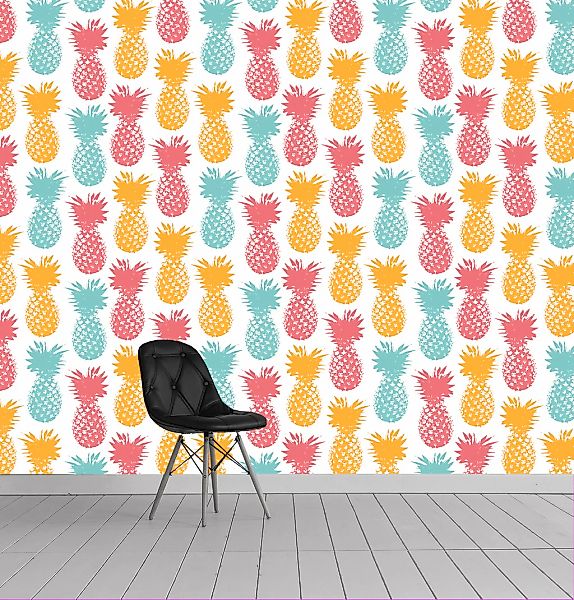 queence Vinyltapete »Ava«, bedruckt-tropisch, 90x250cm, selbstklebend, kind günstig online kaufen