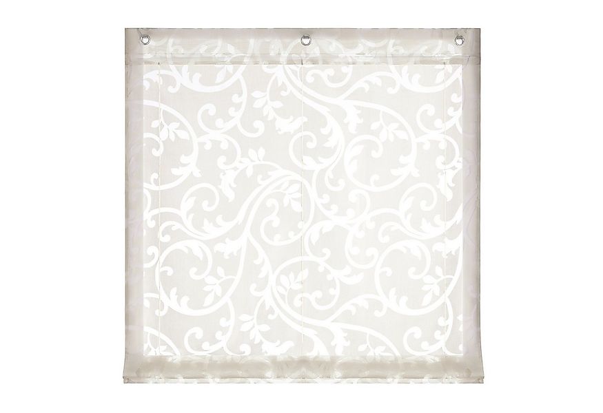 Joyswahl Raffrollo, mit Hakenaufhängung, Voile Ausbrenner, mit Reben günstig online kaufen