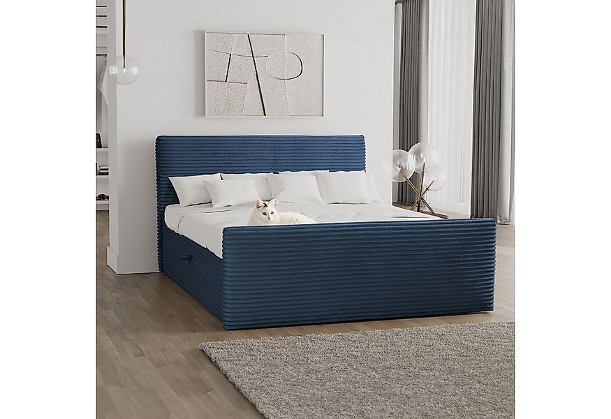 Kaiser Möbel Boxspringbett Boxspringbett mit bettkasten und topper TRENTO s günstig online kaufen