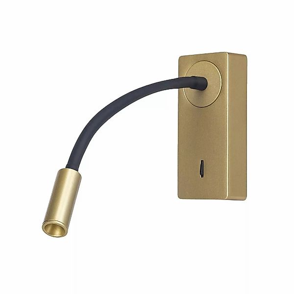 Forlight LED-Wandlampe Mine, goldfarben, Alu, Höhe 14 cm günstig online kaufen