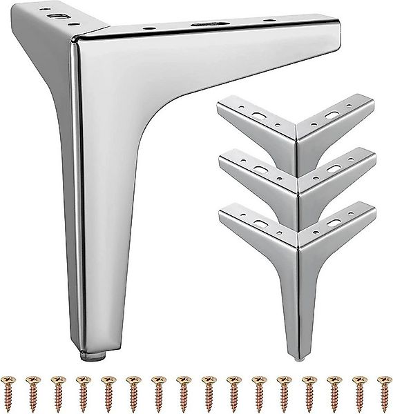 STILVORA Möbelfuß 4er Metall Dreieck-Möbelfüße,Schrankfuß Sofafuß,Sofa-Bein günstig online kaufen