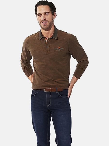 Babista Langarm-Poloshirt ZUPATERRI mit seitlich Schlitzen günstig online kaufen