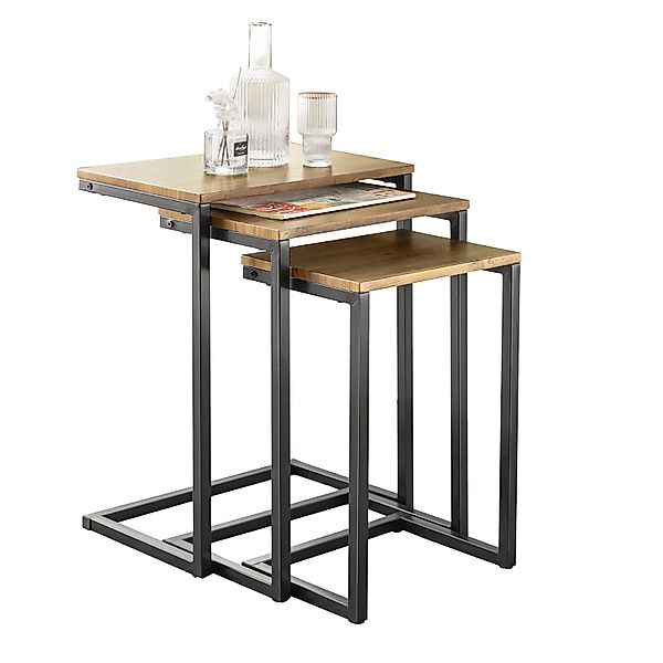 SoBuy Satztisch FBT102, 3er Set Beistelltisch günstig online kaufen