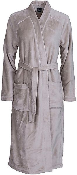 Wewo fashion Damenbademantel 5000, Langform, Wellsoft-Microfaser, Kimono-Kr günstig online kaufen