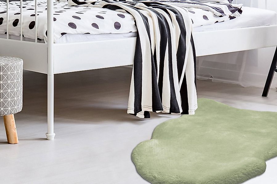 Arte Espina Fellteppich Rabbit 200, fellförmig, Höhe: 35 mm, Kunstfell, Kan günstig online kaufen