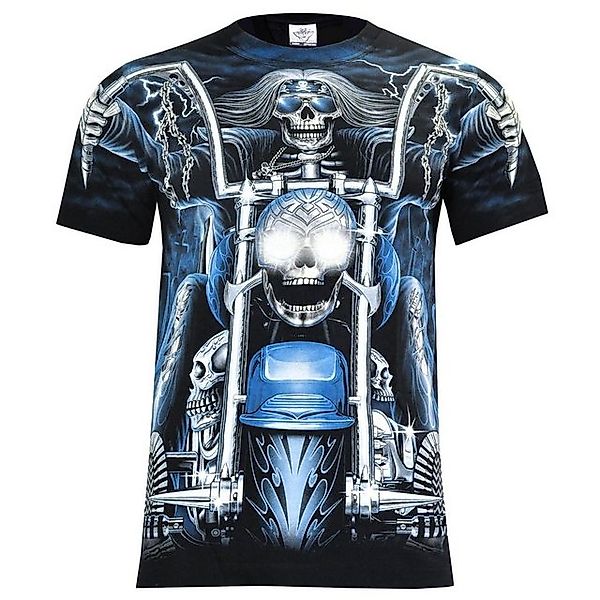 Wilai T-Shirt Rock Eagle T-Shirt Heavy Metal Biker Tattoo Rocker Gothic günstig online kaufen