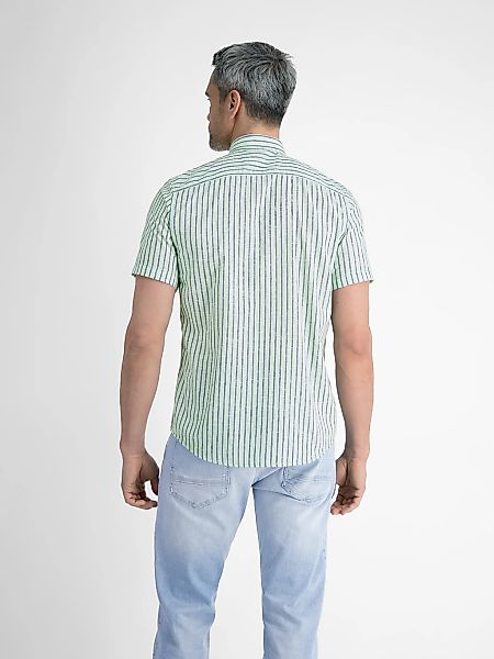 LERROS Kurzarmhemd "LERROS Gestreiftes Herren Sommerhemd" günstig online kaufen