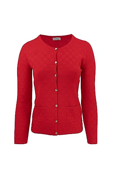 Passioni Cardigan Twinset im Schachbrettmuster günstig online kaufen