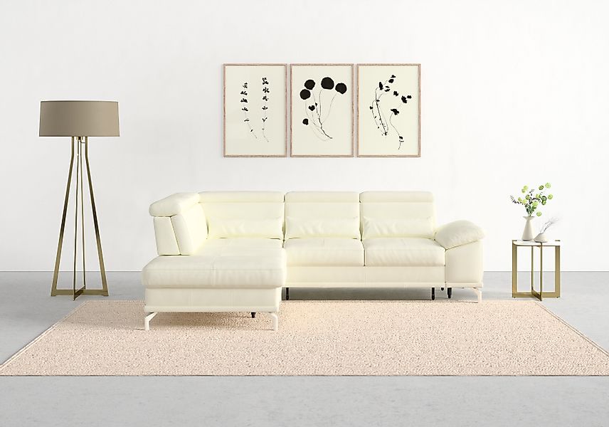 sit&more Ecksofa Cabrio L-Form, mit Sitztiefenverstellung, günstig online kaufen