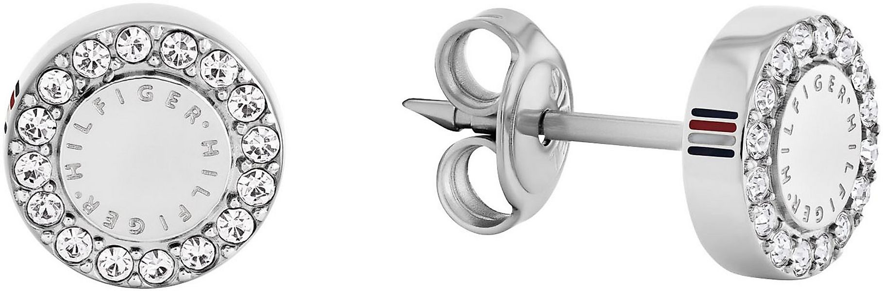 Tommy Hilfiger Paar Ohrstecker MINI CRYSTALS, mit Emaille - mit Glasstein günstig online kaufen