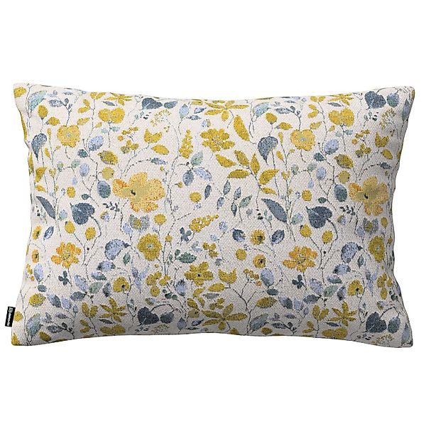 Kissenhülle Mia rechteckig, blau-gelb, 60 x 40 cm, Cosy Home (145-16) günstig online kaufen