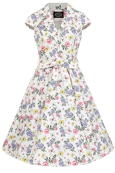 Hearts & Roses London A-Linien-Kleid Zoey Floral Retro Vintage Fit-N-Flare günstig online kaufen