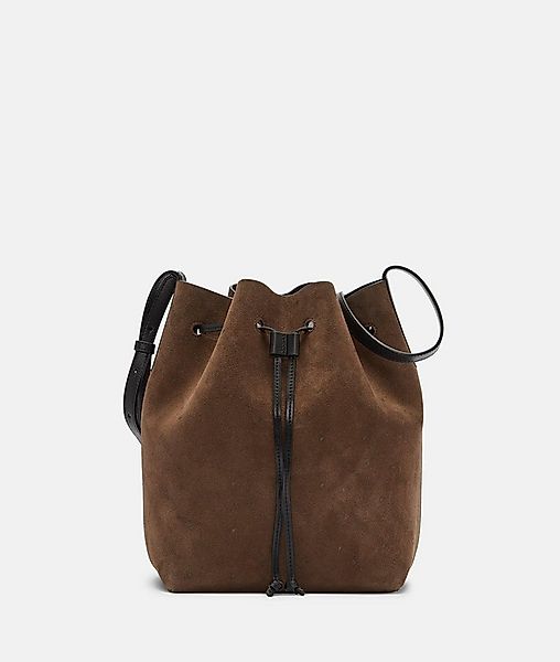 Liebeskind Berlin Schultertasche Bucketbag, Umhängetasche aus Veloursleder günstig online kaufen