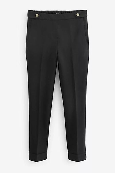 Next Stoffhose Tailored-Fit Hose schmal zulaufendes Bein Umschlag (1-tlg) günstig online kaufen