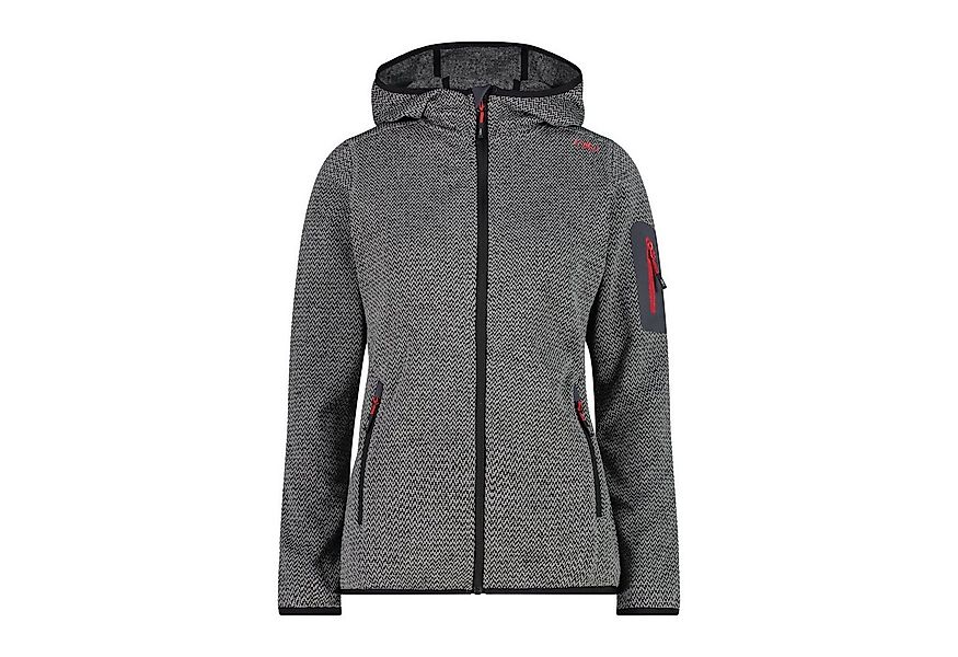 CMP Fleecejacke CMP Damen Jacke Knitted Melange Hoody 3H19826 günstig online kaufen