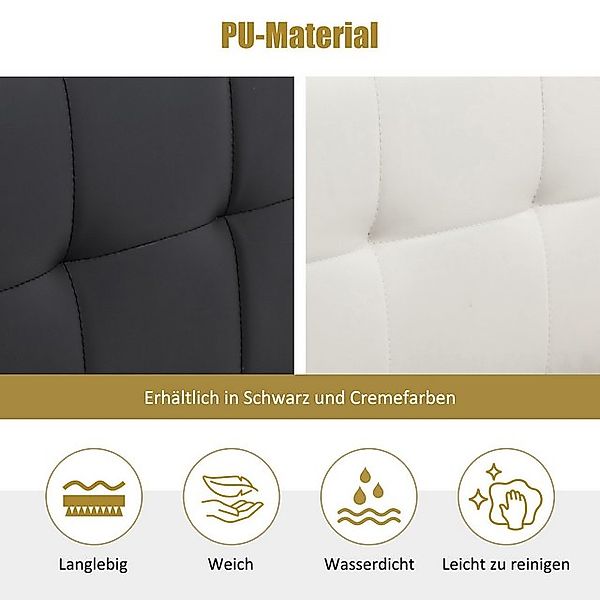 STILVORA Polsterbett 160×200 Polsterbett Funktionsbett mit verdeckt Kopftei günstig online kaufen