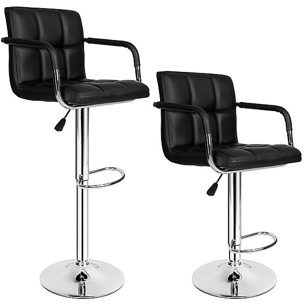 tectake Barhocker 2er Set Barhocker, gepolstert günstig online kaufen