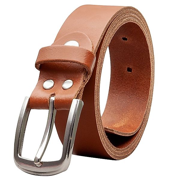 COLOGNEBELT Ledergürtel OM315-SL-Cognac MADE IN GERMANY, günstig online kaufen