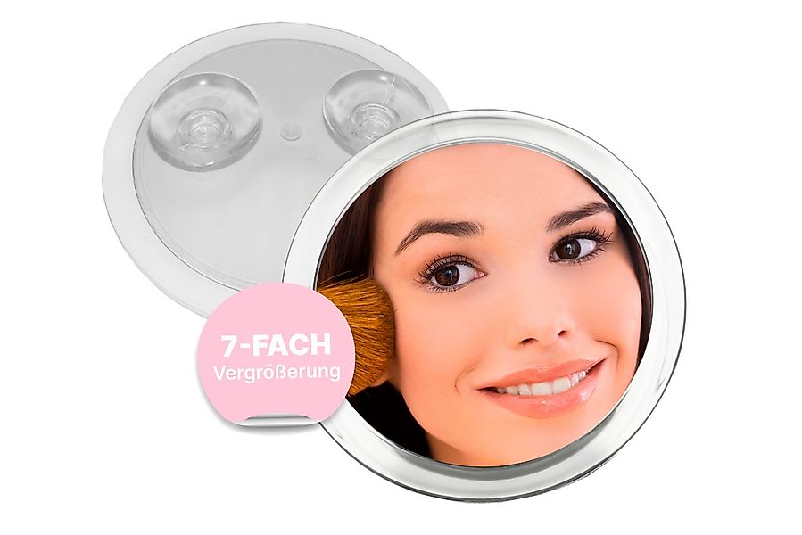 Fantasia Beauty Badspiegel Spiegel mit 2 Saugnäpfen, Kunststoff, 7-fach-Ver günstig online kaufen