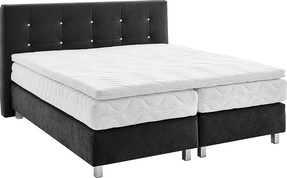 Westfalia Schlafkomfort Boxspringbett mit Knöpfen in Kristalloptik, wahlwei günstig online kaufen