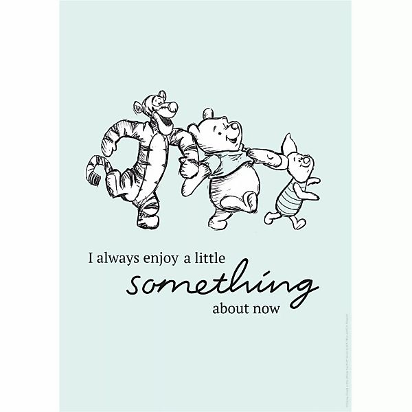 Komar Wandbild Winnie Pooh Something 30 x 40 cm günstig online kaufen