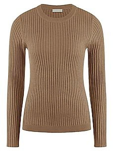 Rundhals-Pullover Peter Hahn braun günstig online kaufen