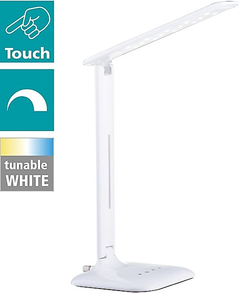 EGLO Tischleuchte CAUPO, Bluetooth, Dimmfunktion, Farbwechsel, günstig online kaufen