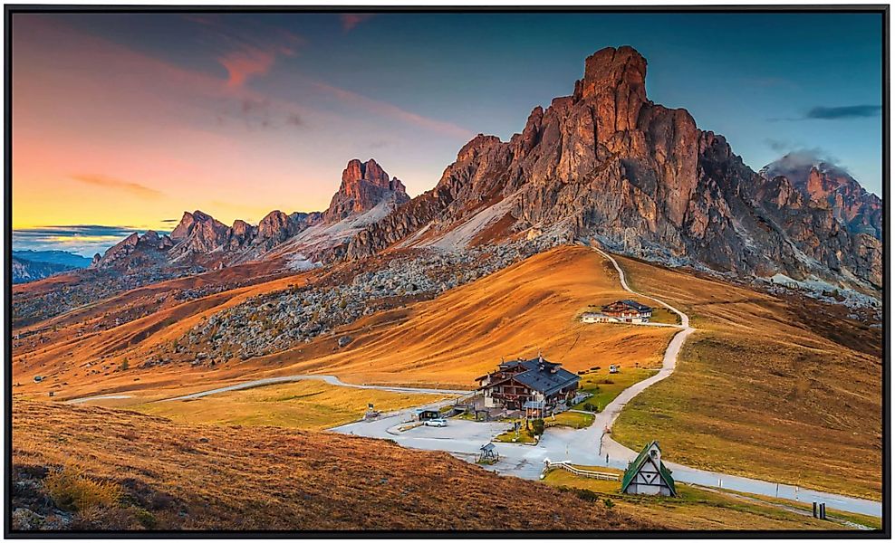 Papermoon Infrarotheizung »Alpenpass Dolomiten«, sehr angenehme Strahlungsw günstig online kaufen