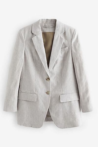 Next Jackenblazer Einreihiger Blazer aus Leinen (1-tlg) günstig online kaufen