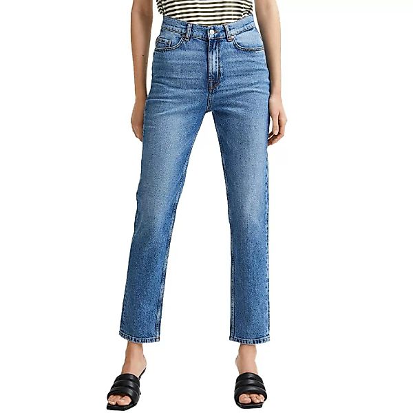 Selected Amy Slim Chambly U Jeans Mit Hoher Taille 25 Medium Blue Denim günstig online kaufen