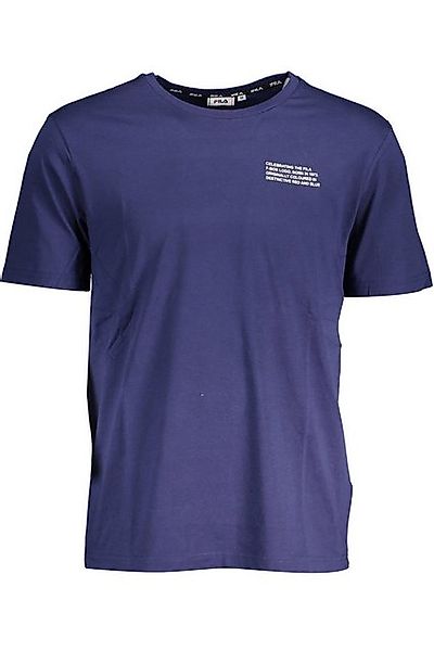 Fila T-Shirt Herren T-Shirt Blau mit Rundhalsausschnitt und günstig online kaufen