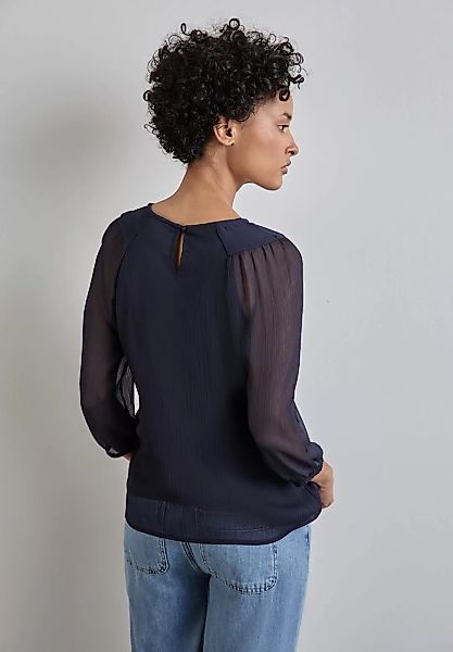 STREET ONE Chiffonbluse, im Raglan-Look günstig online kaufen