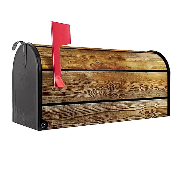 Banjado Amerikanischer Briefkasten Schwarz 48x22x16cm US Mailbox Letterbox günstig online kaufen