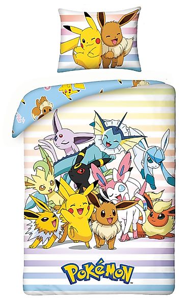 Halantex Bettwäsche Pokemon Pikachu - Bettwäsche-Set mit Wendemotiv, 135x20 günstig online kaufen
