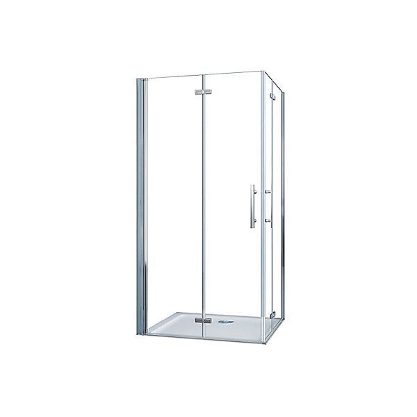 Duschparadies Duschkabine 100x100cm Duschabtrennung Duschtür Höhe 185cm Fal günstig online kaufen
