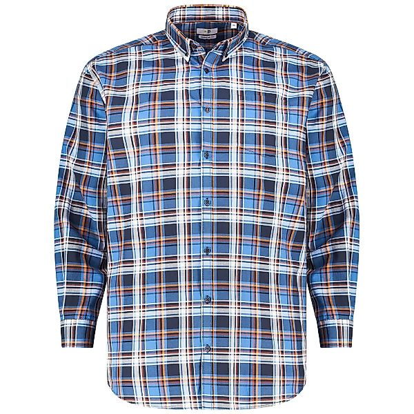 Pfundskerl Freizeithemd mit Karomuster Farbe blau Größe: 8XL günstig online kaufen